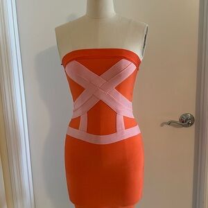 bebe Bandage Mini Dress S